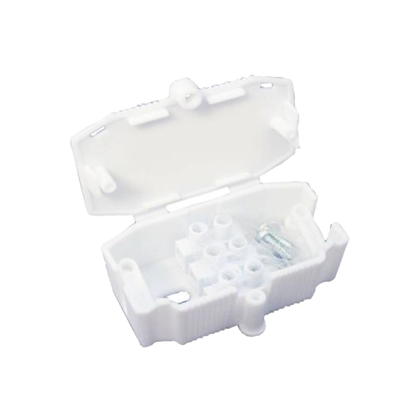 3 Pole White Connector Box