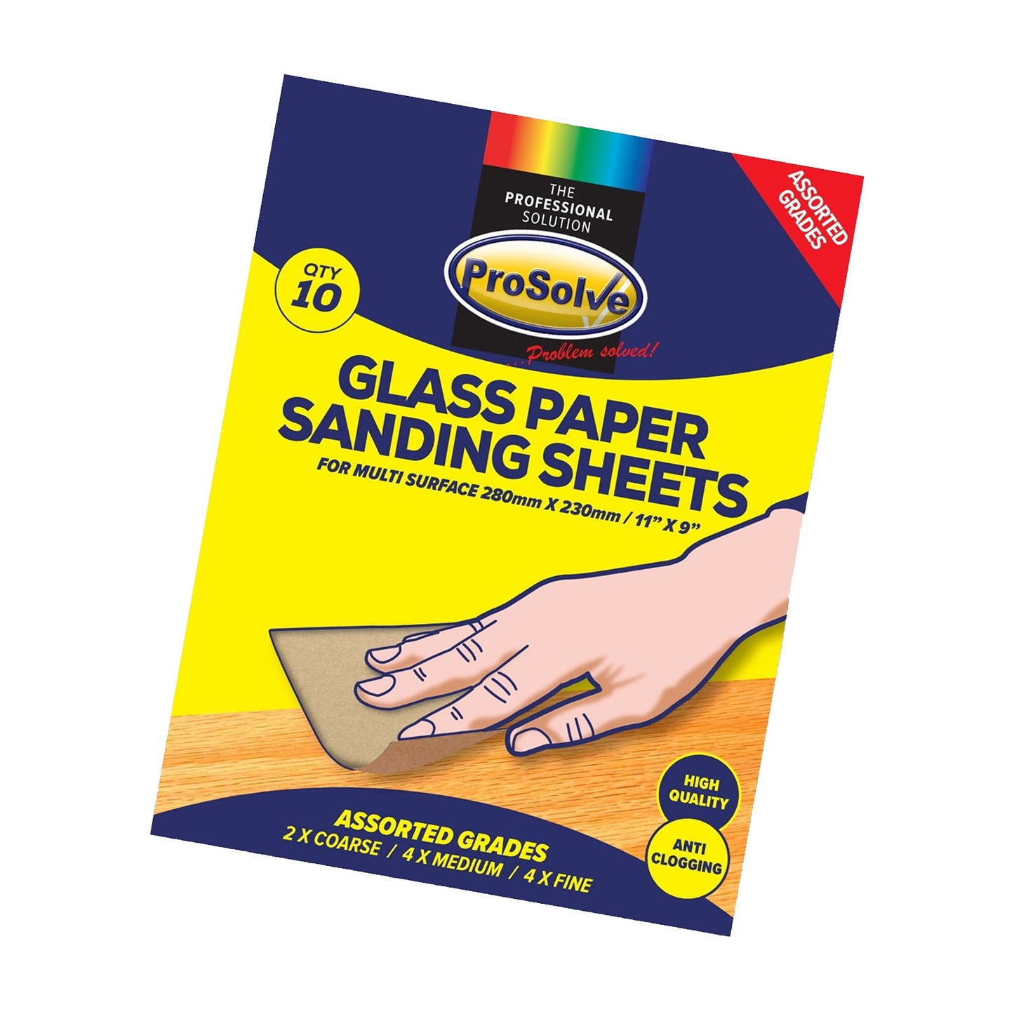 Glass Paper Pk 10 (230x280mm)