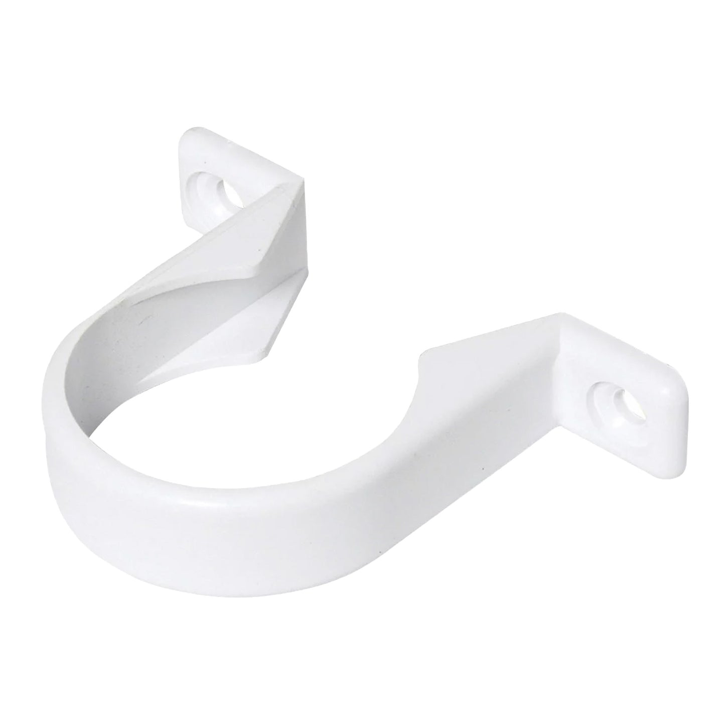 White Pipe Clip