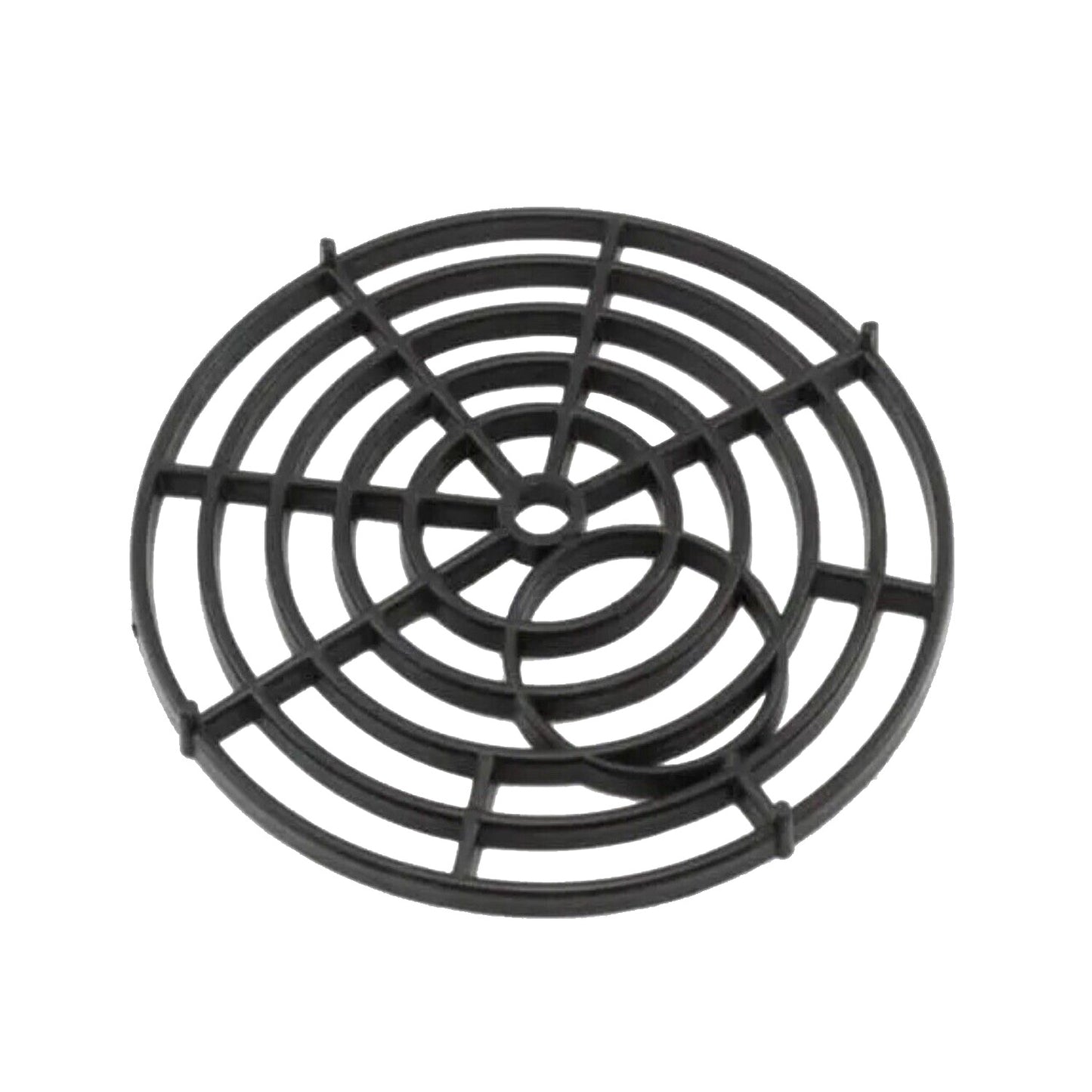 Gully Grid Black Plastic 150mm (6")