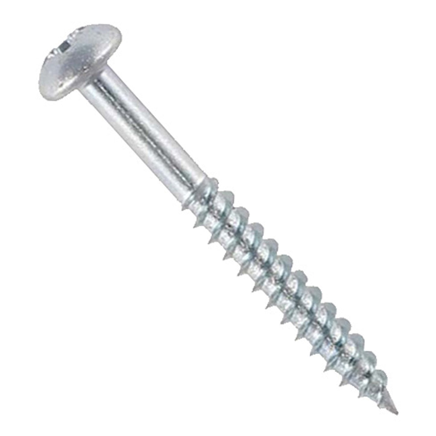 Pozi Round Head Twinthread Woodscrews ZP (Sold as singles)