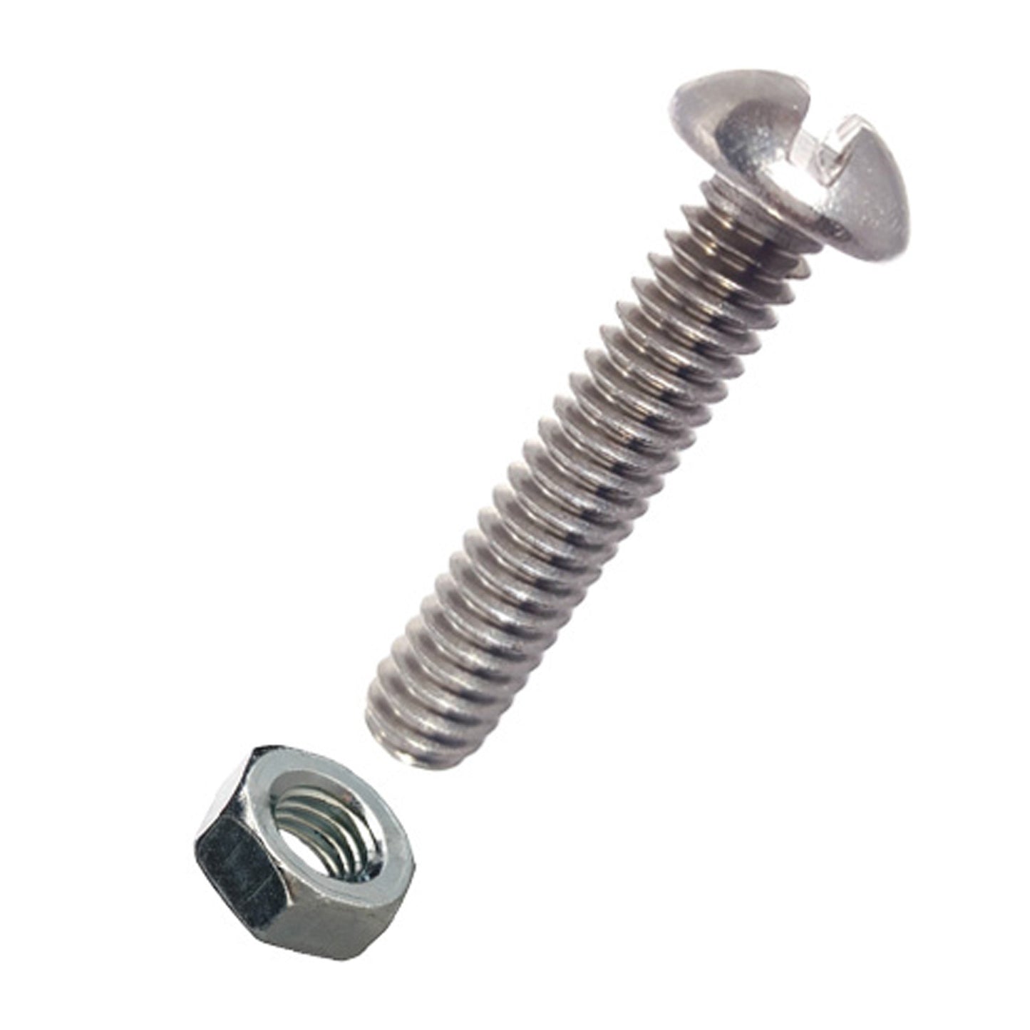 Whitworth Sized Machine Screws Zinc Plated (Sold as singles)