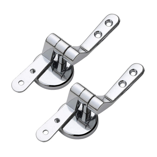 Chrome Toilet Seat Hinges for Wooden Seat