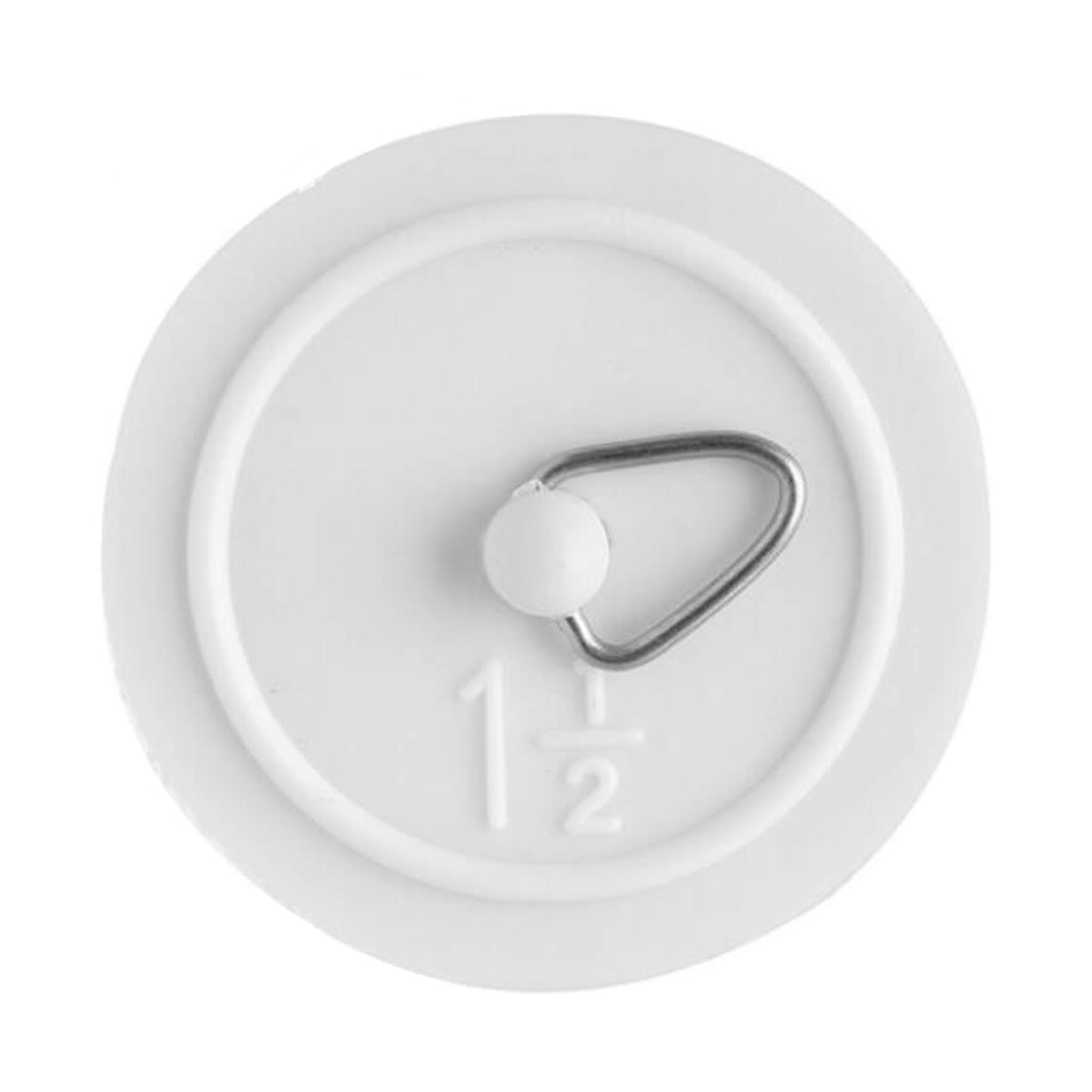 White Rubber Sink Plug