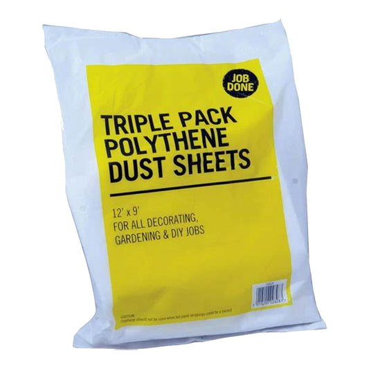 Poly Dust Sheets (3 Pack)