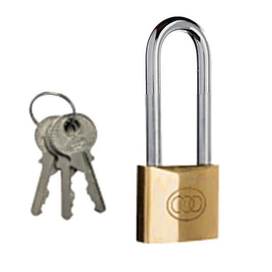 Brass Padlocks -Long Shackle