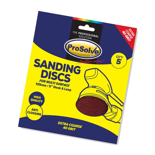 Sanding Disc -Hook & Loop (Pack of 5)
