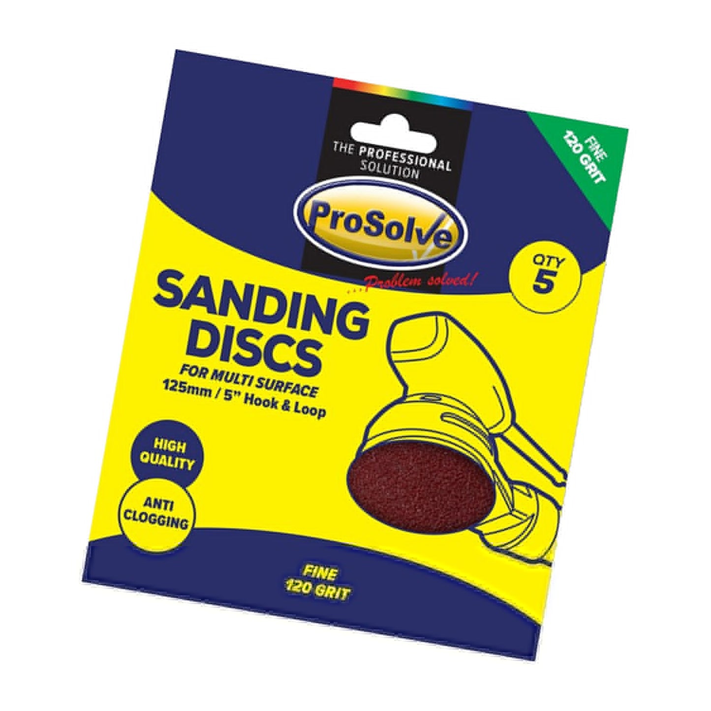 Sanding Disc -Hook & Loop (Pack of 5)