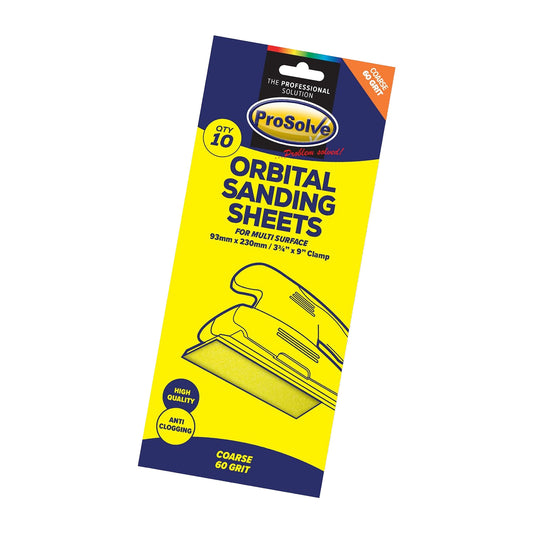 Sanding Sheet - Clamp Pk 10 (93x230mm)