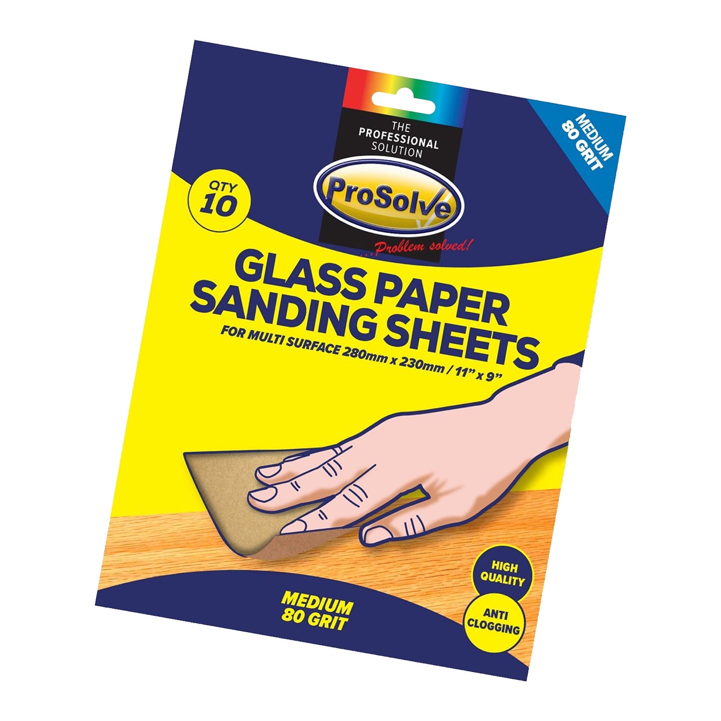 Glass Paper Pk 10 (230x280mm)