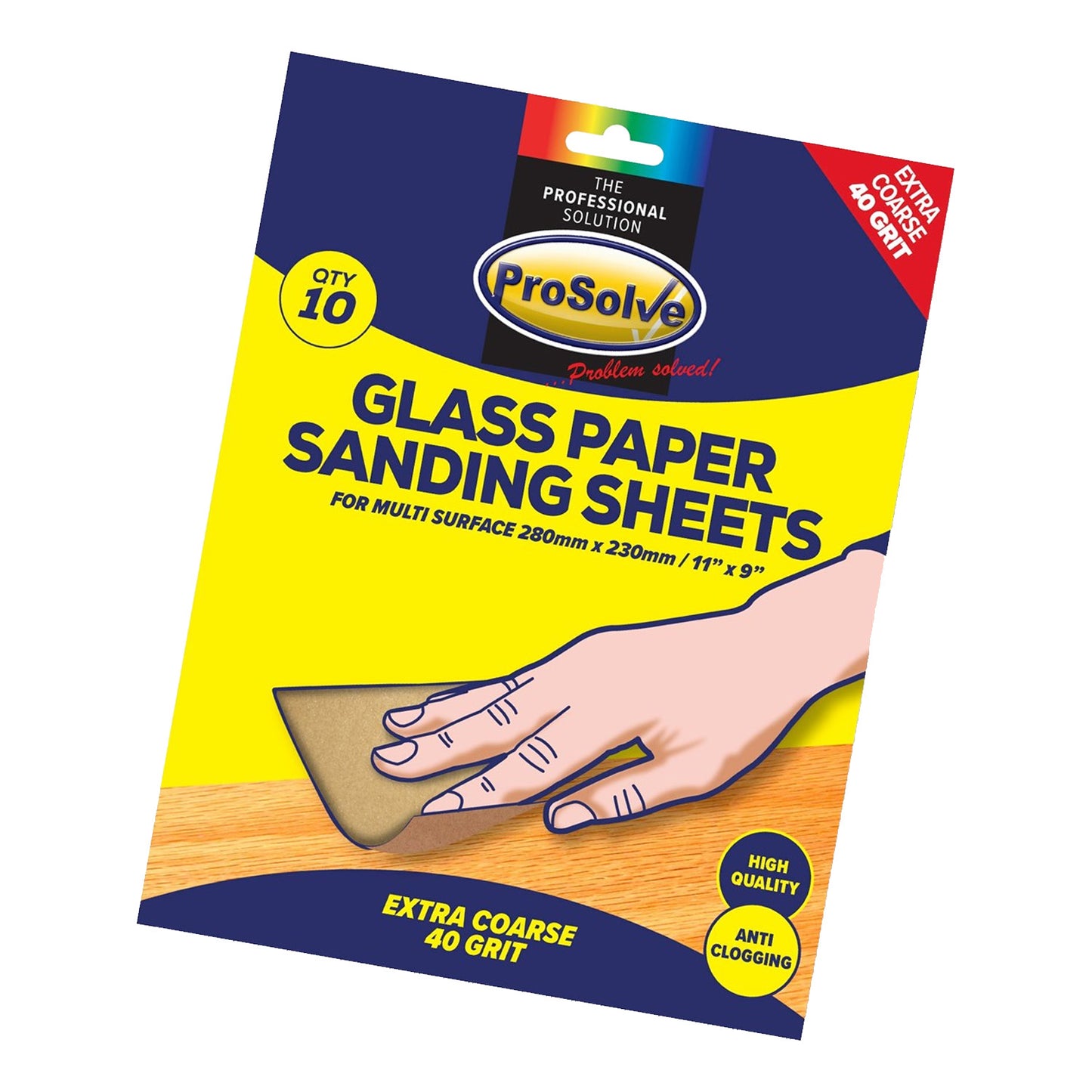 Glass Paper Pk 10 (230x280mm)