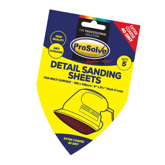 Delta Sanding Pad Pk 5 (100x140mm)