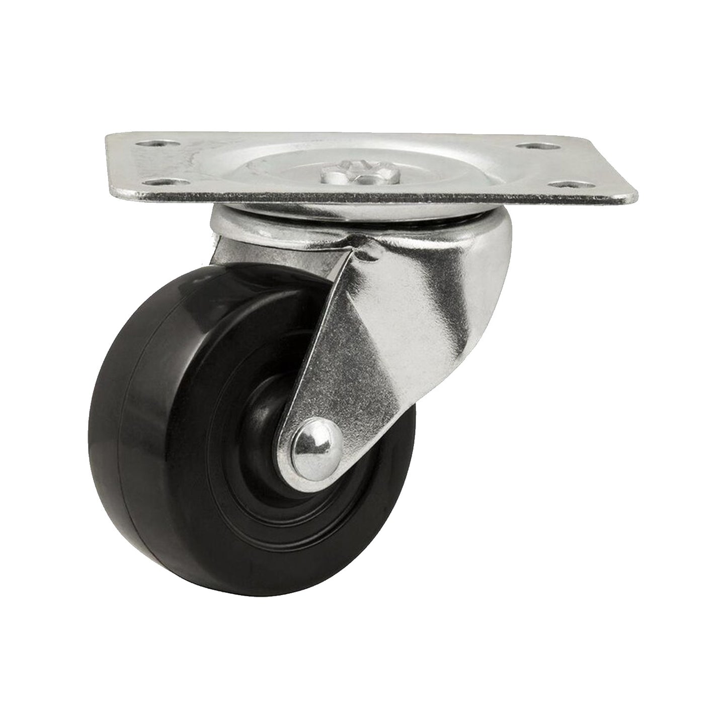 Heavy Duty Wheel Castor with Brake (Semi Elastic Rubber)