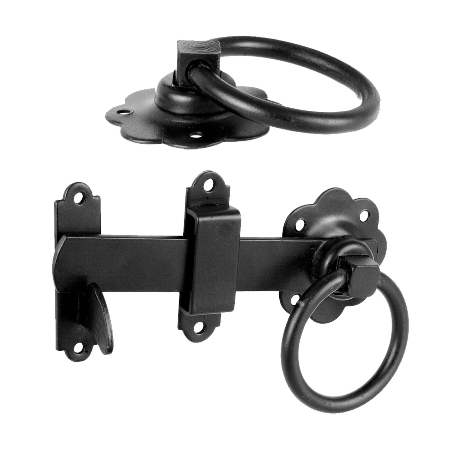 Ring Handle Gate Latches 6"