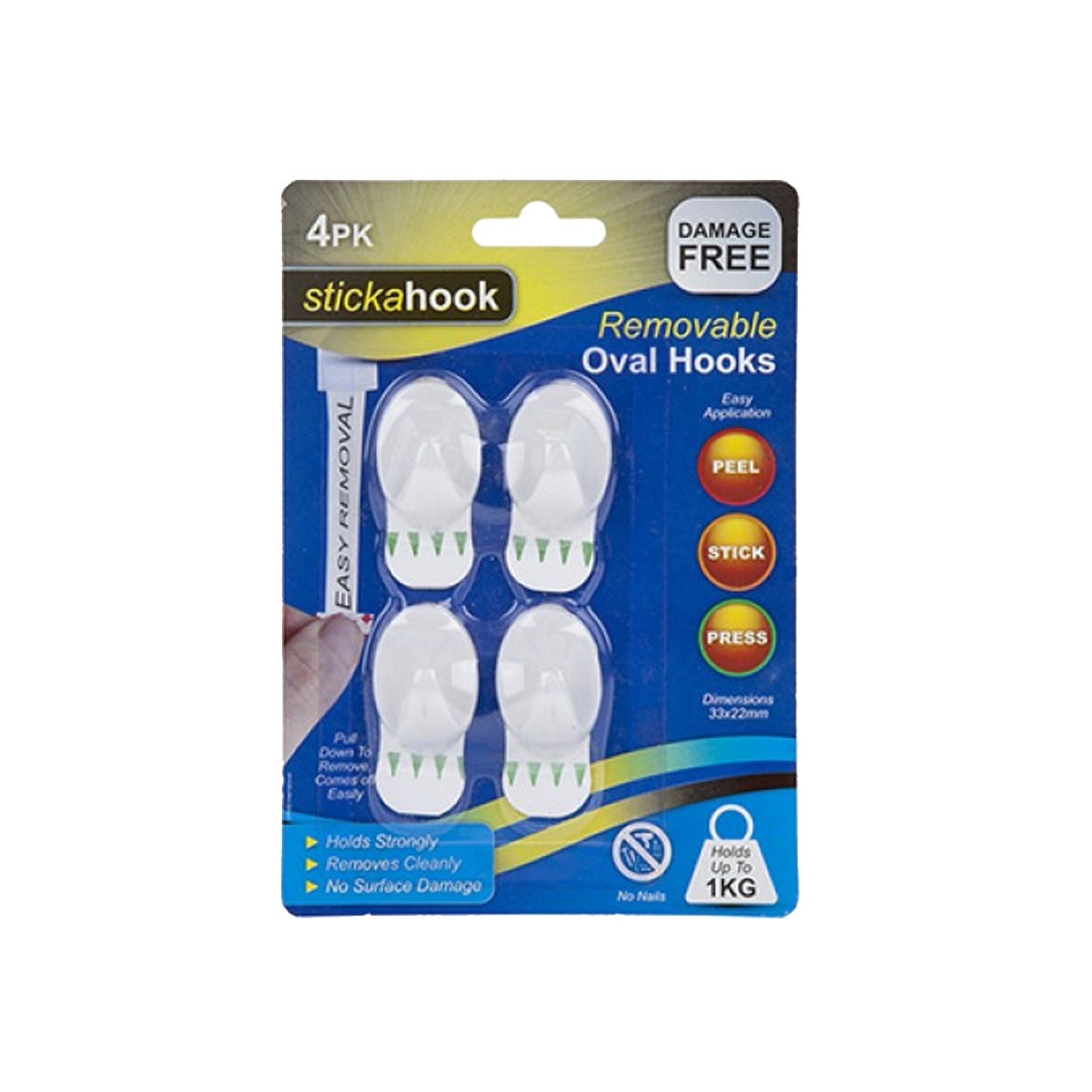 Self Adhesive Hooks (removable)