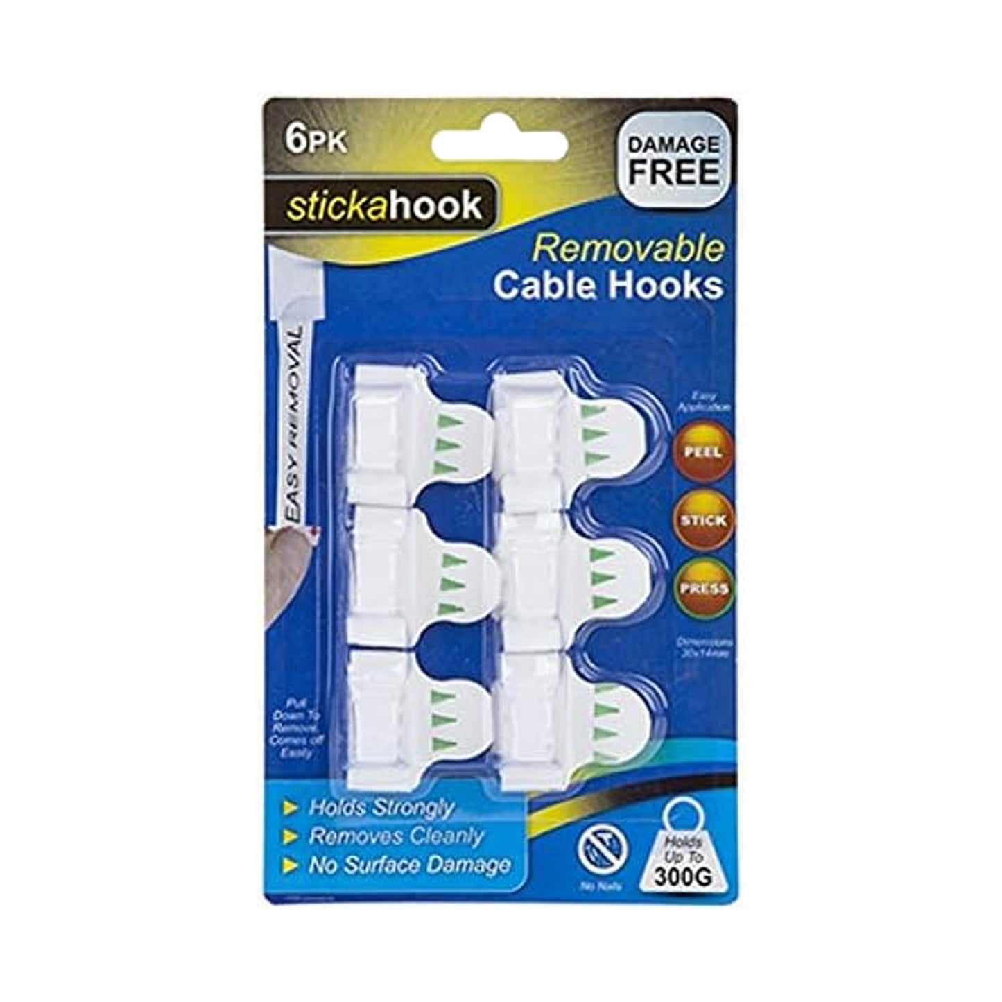 Self Adhesive Hooks (removable)