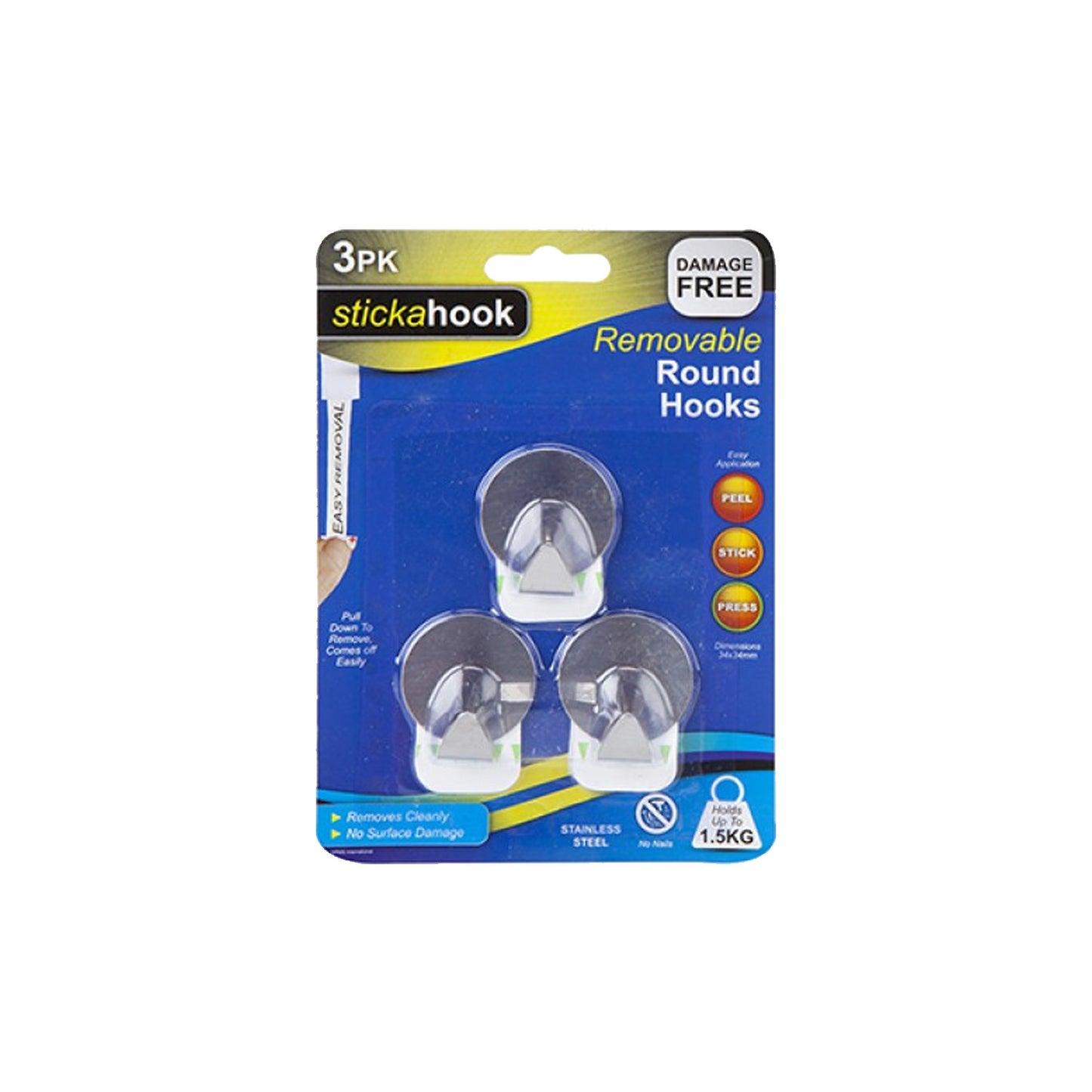 Self Adhesive Hooks (removable)